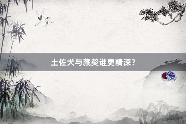 土佐犬与藏獒谁更精深？